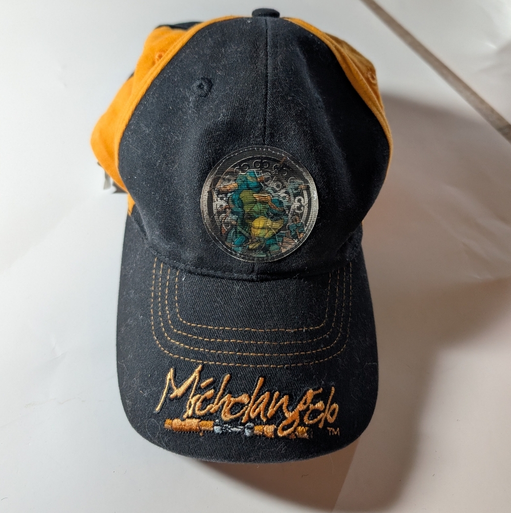 Teenage Mutant Ninja Turtle Hat Michaelangelo TMNT Cap 2005 Mirage Studios